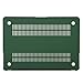 MOSISO Compatible with MacBook Air 13 inch Case (Models: A1369 & A1466, Older Version 2010-2017 Release), Protective Plastic Hard Shell Case & Keyboard Cover & Screen Protector, Peacock Green