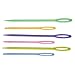 EBOOT Colorful Plastic Sewing Needles, 30 Pieces