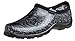 Sloggers Women's Waterproof  Rain and Garden Shoe with Comfort Insole, Casual Floral Charcoal, Size 8, Style 5117FLY08