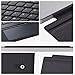 EADOU Microsoft Surface Pro 6 Keyboar Case/Surface Pro 5 (Pro 2017) / Pro 4 / Pro 3 Cover(12.3 in.), Surface Case with Keyboar, 7-Color LED Backlit, Lightweight Slim Wireless Keyboard