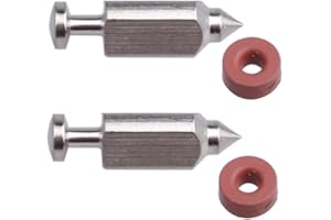 Panari (Pack of 2 Carburetor Float Valve Needle Seat Kit for Briggs and Stratton 398188 281144