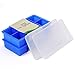 Ice Cube Trays, ULuck Silicone Large Ice Cube Trays with 2 Lids (2 Pack) - 8 Molds X 2 inch Big Ice Cubes Molds Stackable for Whiskey Cocktail and Any Drink - Keep Your Drink Cold For Longer - (Blue)