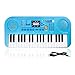 TWFRIC Kids Piano Keyboard, 37 Keys LCD Screen Display Dual-Speakers Piano for Kids 2018 Newest Piano Keyboards Music Educational Toy for 3-8 Years Boys Girls Child, Xmas Gift (Blue) 