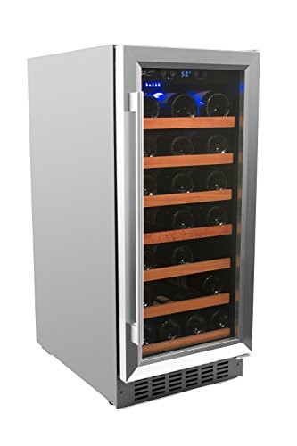 Smith-Hanks-RW88SR-34-Bottle-Under-Counter-Wine-Refrigerator-15-Inches-Wide-Use-Built-In-Or-Free-Standing