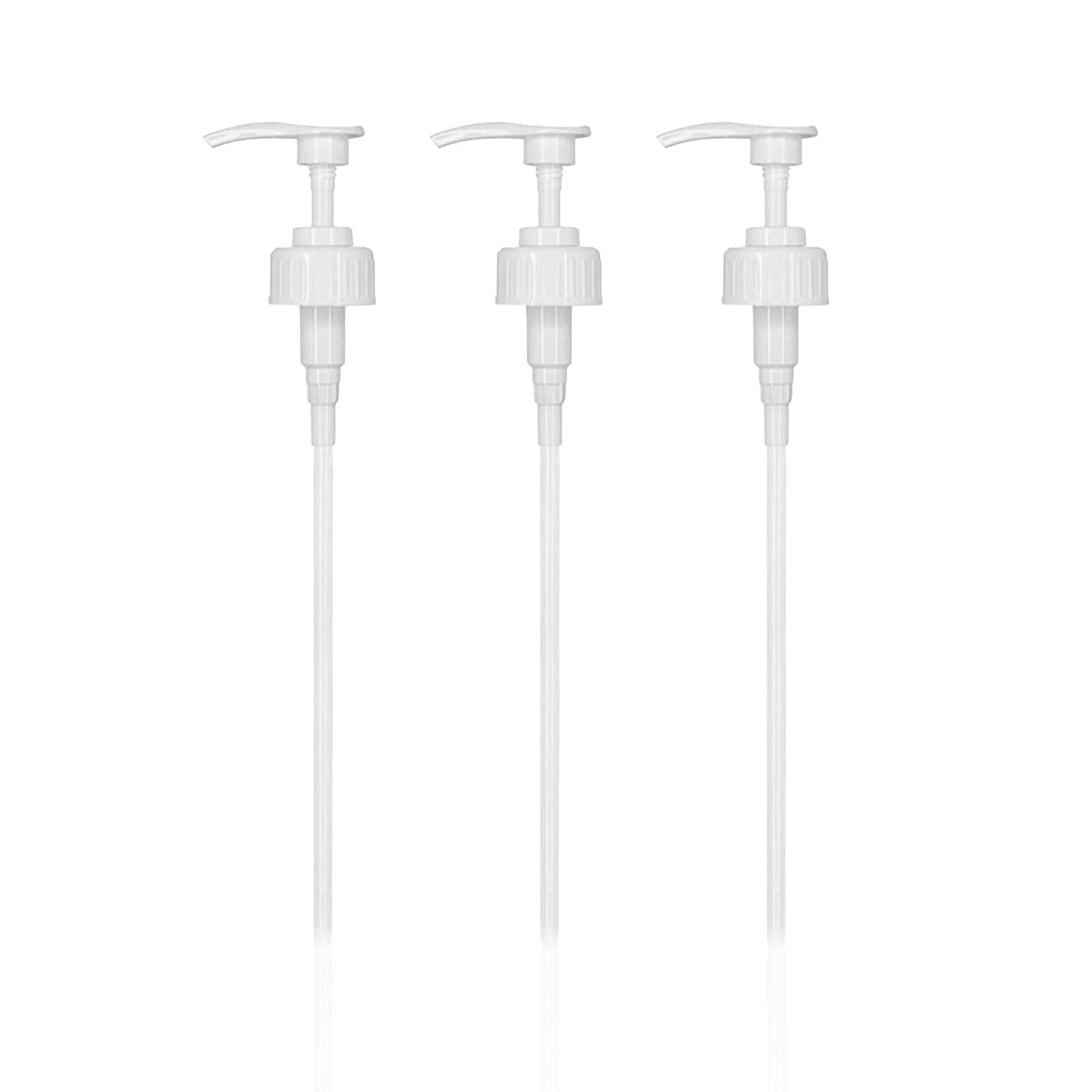 5L Pump Dispenser for 5 Litre Container, 38mm Pelican Pump Dispenser with Tube, 4ml Dose Ideal for oils, alcohol, perfumes, fragrances, Shampoo