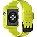 Camyse Compatible Apple Watch Band 42mm Case, Shockproof Rugged Protective Cover with Bands Stainless Steel Clasp for iWatch Apple Watch Series 3, 2, 1 Sport Edition for Men Women grils boys - Yellow