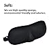 Eye Mask for Sleeping - 3D Sleep Masks Pink Black 2 Pack with Ear Plugs - Best for Puffy Eyes Made by Soft Smooth Fabrics - Great for Travel,Night Work and Home Use for Men Women and Kids DIGGOLD(TM)