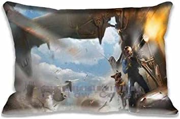 Fallout 4 Character Concept Art 2015 Pillow Covers Decor Games Pillows Bedroon Living Room Decoration Cases Cotton Zipperd , Personalized Fallout Chair Cushions Covers