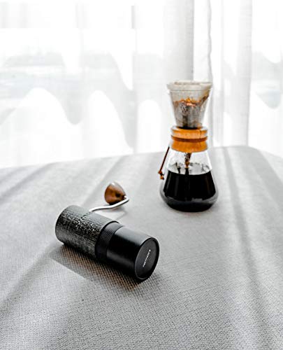 Normcore Manuelle Kaffeemühlen - Premium Kaffeemühle manuell aus Edelstahl kegelmahlwerk Mahlwerk - Stufenlose… – Bild 6