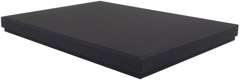 Packaging World 96 A5 Luxury Rigid Presentation Stationery Gift Boxes (Large Letter Size) (Black)
