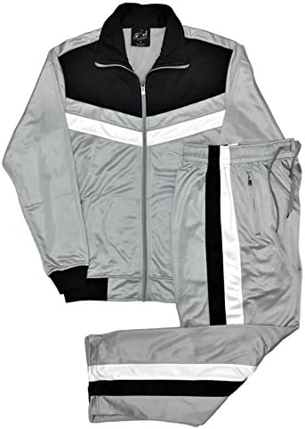 Men's rtGlad Activewear Track Pant and Track Jacket Sports Jogger Athletic Debut 90's Outfit Set