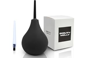 Beauty Molly Anal Douche Superior Medical Materials Douche for Women Men enemas Bulbs, 7 Ounce