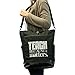 Teacher Peach Commuter Tote Bag - Convertible Cross Body Bag with Pockets, Organizers, Zippers, and Laptop Sleeve - Best for Teacher Appreciation or New School Teacher Gifts for Women - Black