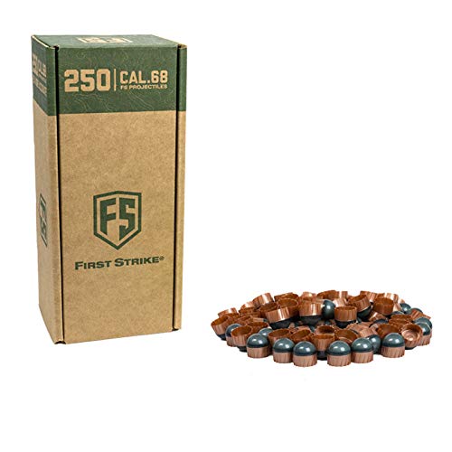 First Strike Paintballs (250 Count, Smoke/Copper Blue Fill)