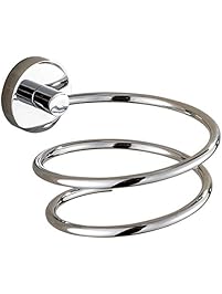 Basong Stainless Steel Bathroom Hair Dryer Holder Hair Care Tools Holder Wall Mount Chrome Finished