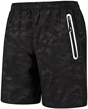 Men's Sports Outdoors Jogging Casual Active Shorts (32, Black#1)