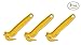 3/Pack Pacific Handy Cutter DFC364NSFY Food Safe Film Cutter, Cryovac Cutter, Stretch Wrap, Shrink Wrap Cutter, Banding Cutter, Carton Cutter, Box Cutter w/Tape Splitter, Disposable, Yellow