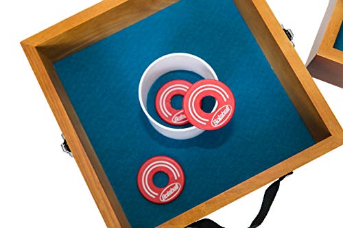 Bolaball All-Weather Washer Toss Game Replacement Washers, 8 Washers, Red and Blue - Thumbnail 3