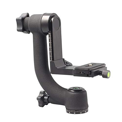 image for INSEESI Professional Heavy Duty Metal 360 Degree Panoramic Gimbal Trip