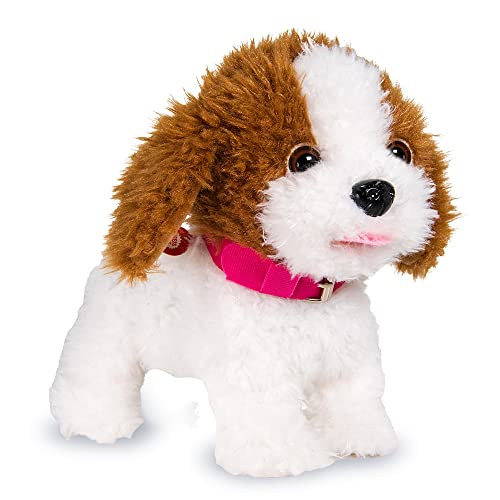 WEofferwhatYOUwant Interactive Voice Command Dog – Plush Goldendoodle Teddy Toy – Responds to 12 Commands – Walks, Barks, Dances, Sings – Smart Talking Robotic Pet for Kids, Toddlers, Seniors