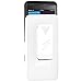Amzer Shellster Shell Case Belt Clip Holster for BlackBerry Z10 - Retail Packaging - White/Black