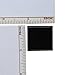 Rubber Bumpers Self Adhesive Large - 20 Pack - Non Slip Rubber Feet for Electronics - 1 Inch Square Black Bumper Pads