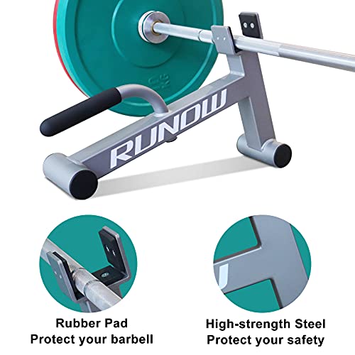 RUNOW Mini Deadlift Jack, Barbell JackPortable Deadlift Bar Jack Designed for Easy Loading
