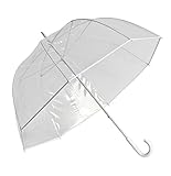 Clear Golf Bubble Umbrella Color: White Trim