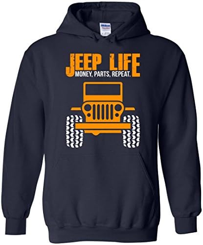 Jeep Life Pullover Hoodie Sweatshirt