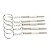 ReNext 5PCS/Set 3 in 1 Aluminum Steel Eyeglass Screwdriver Set, Flat/Phillips/Torx Head, Portable Keychain Screwdriver for Glasses, Sunglasses, Watches Repair