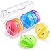 BUG HULL Pill Organizer 2 Times a Day, Twice a Day Weekly Pill Box, 7 Day AM PM Pill Case, Daily Round Medicine Organizer for Vitamins, Fish Oils or Supplement