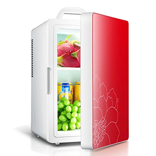 Click Here to See More Images Car Refrigerator Blue/Red 16L Single-core Refrigeration/heating Mini Fridge 12V Car/220V Home Cosmetic Breast Milk Food Small Refrigerator Home/dormitory Refrigerator 263242cm