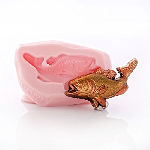 Small Fish Silicone Mold Food Safe Fondant, Chocolate, Candy, Resin, Polymer Clay, Craft, Jewelry Food Mold. - Thumbnail 3