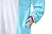 OLadydress Unisex Unicorn Costumes Pyjamas, Adult Women Men Animal Cosplay Onesie Blue Small
