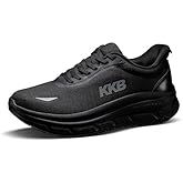 KKB Oil-Safe Grip Men's Non Slip Work Shoes Waterproof Slip-On Sneakers for Kitchen Restaurant Chefs Nurses with Arch Fit Support Orthopedic