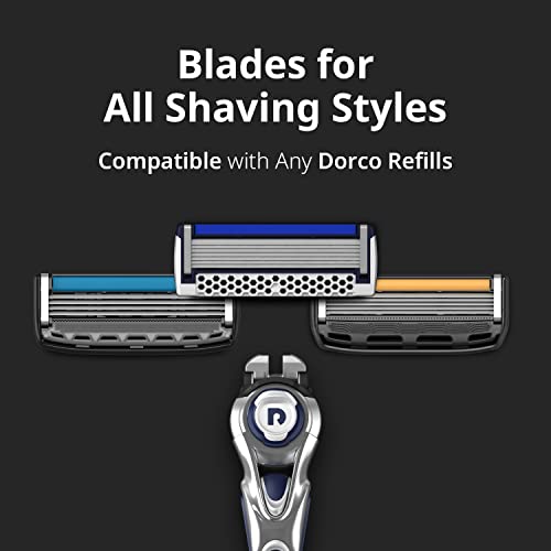 Dorco Pace 7 - Shaving Razor System for Men with Seven Curved Blades ...