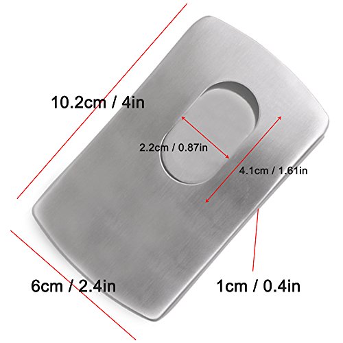 image for Professional Business Card Case, DaKuan 2 Packs Name Card Holder with 