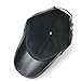 King Star Men Classic Vintage Adjustable Leather Baseball Cap Sports Outdoor Hat Black