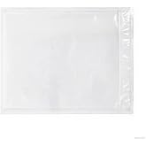 1000 PCS 7"x 10" Clear Packing List Envelopes Packing Slip Pouches Self-Adhesive Plastic Shipping/Mailing Pouch Enclosed Bags for Packing Slips Invoice Label