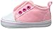 Luvable Friends Unisex Baby Crib Shoes, Pink Laceless, 6-12 Months