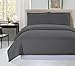 Utopia Bedding Duvet Cover King Size - 3 Piece with Zipper Closure - 1 Comforter Cover 104X90 Inches & 2 Pillow Shams 20X36 Inches (Grey) Comforter Not Included
