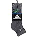 adidas Men's Cushioned Quarter Socks (3 Pack)
