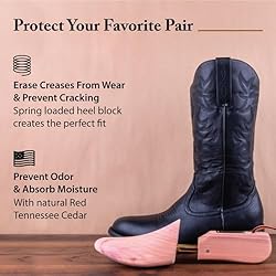 FootFitter Western Cedar Boot Tree - Best Shoe