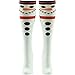 Gmark Multi Color Fancy Design Holiday Socks, Women's Winter Snowmen Lovely Cozy Knee High Stockings Fuzzy Thick Padding Socks for Christmas Gift 2-Pair