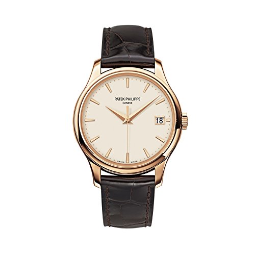 Patek-Philippe-Calatrava-Mechanical-Ivory-Dial-Leather-Mens-Watch-5227R-001