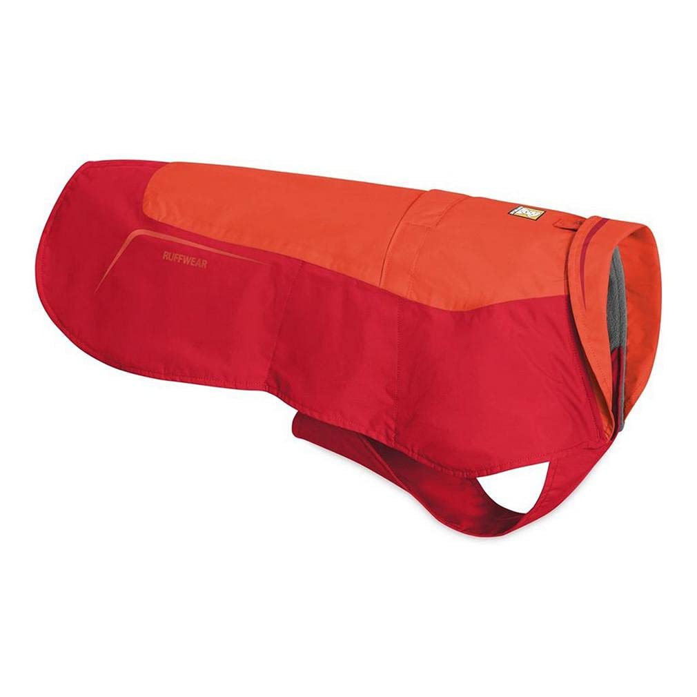 Ruffwear Jacket for Dogs, Windproof and Waterproof, Large Breeds, Size: Large, Sockeye Red, Vert Jacket, 0575-601L