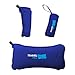 Travel Pal Therapeutic Self Inflating Lumbar Support Pillow Blue Comfortable Orthopedic Portable Inflatable Tailbone Spine Coccyx and Sciatica Pain Relief for Work Driving, Uber, Camping, Flights