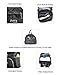 S & P Packable Foldable Folding Travel Sport Beach Backpack (black)