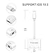 Lightning to 3.5 mm Headphone Jack Adapter, Fourcase Iphone Headphone Adapter Dual Lightning Audio and Charge Splitter Iphone 7 Aux Cable Charger Connector for iPhone X/8/8 Plus/7/7 Plus