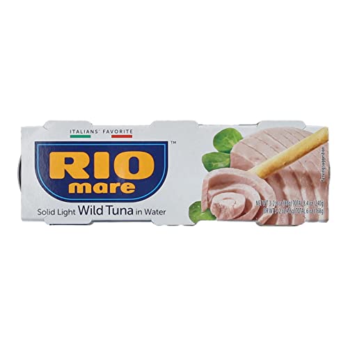 Rio Mare Wild Tuna in Water 3Pack Canned Tuna All Natural Tuna in